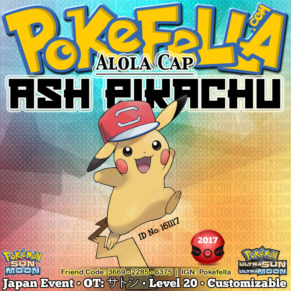 Pokemon Sword And Shield Alola Pikachu Hat All 8x Ash Cap Pikachu
