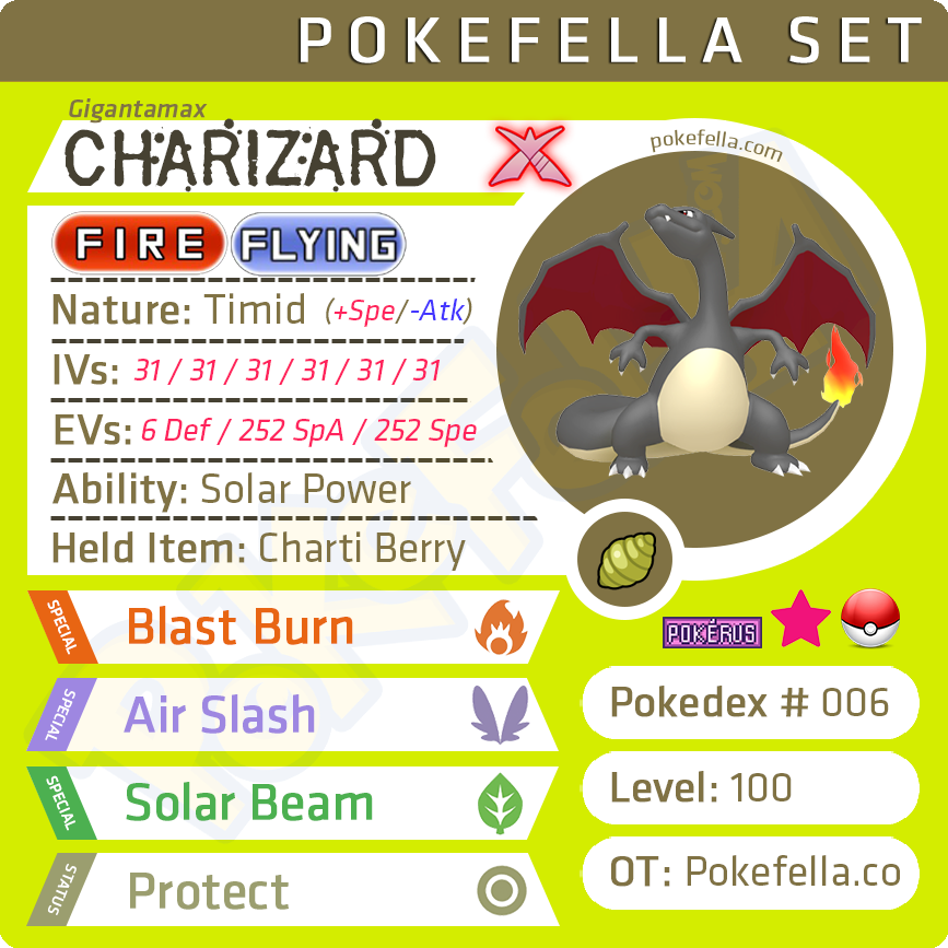 Gigantamax Charizard Competitive 6IVs Level 100 Online Battle- | Pokefella - Pokemon Genning, Editing, Living Dex Transfer Services Gigantamax Charizard Competitive 6IVs Level 100 Online Battle- | Pokefella - Pokemon Genning, Editing, Living Dex Transfer Services