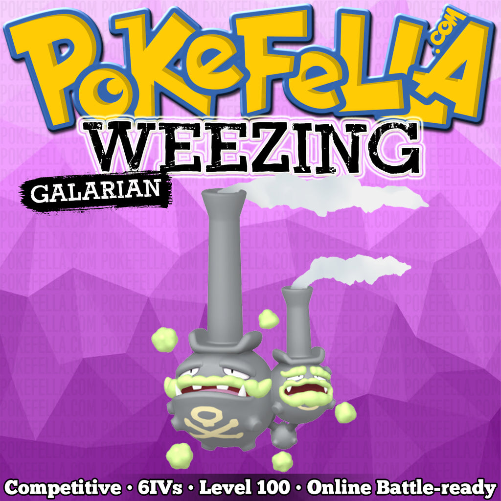 Galarian Weezing Competitive 6IVs Level 100 Online Battle-read | Pokefella - Pokemon Genning, Editing, Living Dex Transfer Services Galarian Weezing Competitive 6IVs Level 100 Online Battle-read | Pokefella - Pokemon Genning, Editing, Living Dex Transfer Services