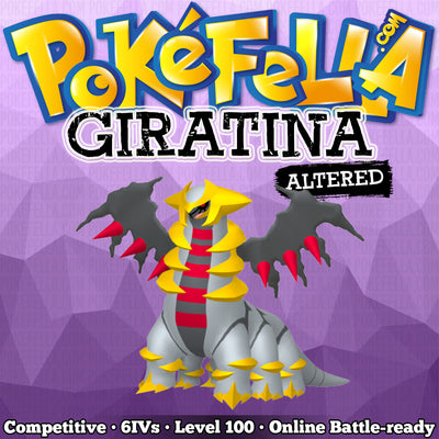 ultra square shiny Giratina (Altered Forme) • Competitive • 6IVs • Level 100 • Online Battle-Ready