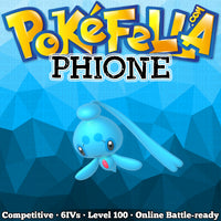 ultra square shiny Phione • Competitive • 6IVs • Level 100 • Online Battle-Ready