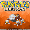 ultra square shiny Heatran • Competitive • 6IVs • Level 100 • Online Battle-Ready