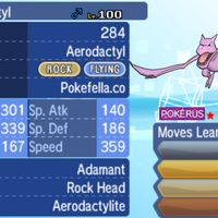 Mega Aerodactyl, Aerodactylite