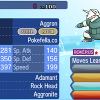 Mega Aggron, Aggronite