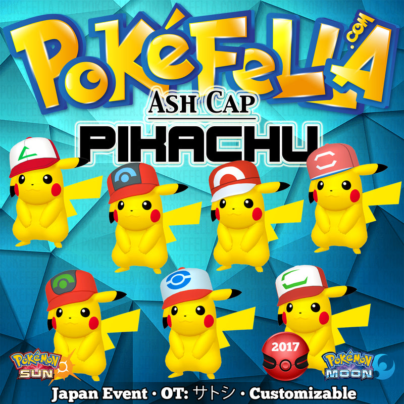 Original Cap Pikachu Ash Pikachu • Original, Hoenn, Sinnoh, Unova