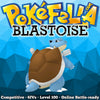 ultra square shiny Blastoise • Competitive • 6IVs • Level 100 • Online Battle-ready