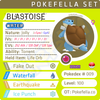 ultra square shiny Blastoise • Competitive • 6IVs • Level 100 • Online Battle-ready