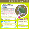 ultra square shiny Blastoise • Competitive • 6IVs • Level 100 • Online Battle-ready