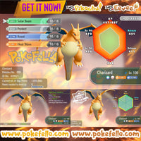 Charizard • Battle-ready • Max IVs/AVs • Level 100 • Shiny/non-shiny • Let's Go, Pikachu! & Eevee!