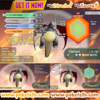 Charizard • Battle-ready • Max IVs/AVs • Level 100 • Shiny/non-shiny • Let's Go, Pikachu! & Eevee!