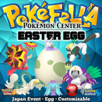 Easter Egg Distribution • Mareanie, Oranguru, Passimian, Turtonator, Drampa, Goomy • Japan 2017 Event