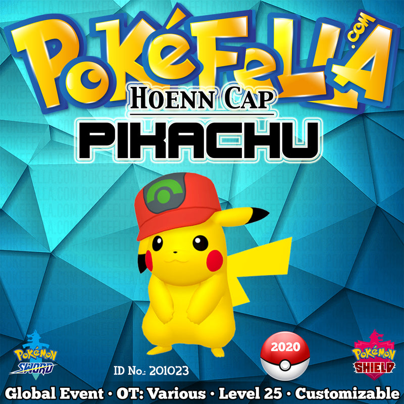 Hoenn Cap Pikachu • OT: サトシ, Ash, Sacha, 지우, 小智 • ID No