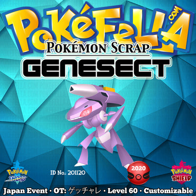 Pokémon Scrap Genesect • OT: ゲッチャレ • ID No. 201120 • Japan 2020 Event