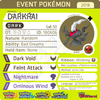 Alamos Darkrai • OT: 아라모스 • ID No. 180606 • Korean 2018 Event