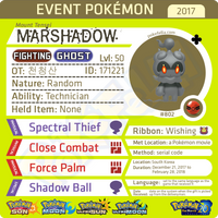 Mount Tensei Marshadow • OT: 천청산 • ID No. 171221 • Korean 2017 Event