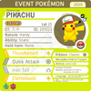 Partner Cap Pikachu • OT: サトシ, Ash, Sacha, 지우, 小智 • ID No. 201023 • Worldwide 2020 Event