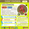 East Asian Nebel Volcanion • OT: ネーベル • ID No. 04166 • Japan, Taiwan, Hong Kong 2016 Event