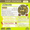 Fula City Zeraora • OT: フウラシティ • ID No. 180713 • Japan 2018 Event