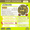 Fula City Zeraora • OT: 후우라시티 • ID No. 181219 • Korea 2018 Event