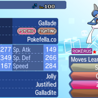 Mega Gallade, Galladite