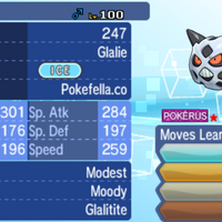 Mega Glalie, Glalitite