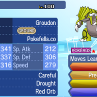 Primal Groudon, Red Orb