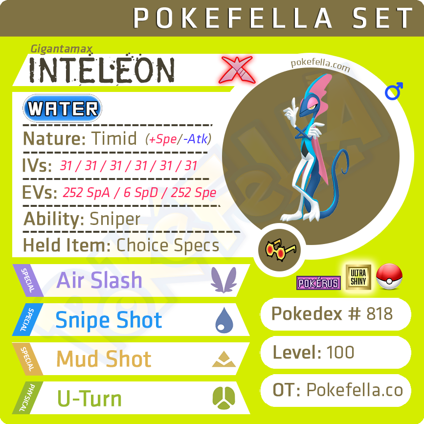 Gigantamax Inteleon Competitive 6IVs Level 100 Online Battle-r | Pokefella - Pokemon Genning, Editing, Living Dex Transfer Services Gigantamax Inteleon Competitive 6IVs Level 100 Online Battle-r | Pokefella - Pokemon Genning, Editing, Living Dex Transfer Services