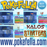 Kalos starters chespin fennekin froakie shiny hidden ability egg moves new nintendo 3ds 2ds XL pokemon ultra sun moon x y alpha sapphire omega ruby