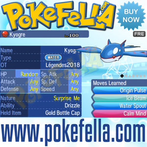 Kyogre & Groudon • OT: Légendes2018 • ID No. 080318 • Level 100 • Pokémon Ultra Sun & Ultra Moon