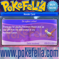 Latias & Latios • OT: 2018 Legends / Légendes2018 / Legenden2018 / Leggende2018 / Leyendas2018 • ID No. 090118 • Level 60 • 2018 Pokémon Legendary Celebration Distribution wonder card