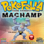 Saori Yoshida's Machamp • OT: サオリ • ID No. 160206 • Japan 2017 Event