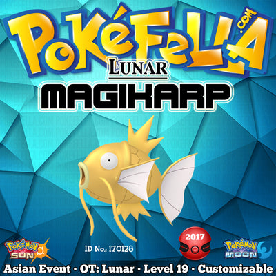 Lunar Magikarp • OT: Lunar • ID No. 170128 • Asian Spring Festival 2017 Event