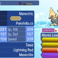 Mega Manectric, Manectrite