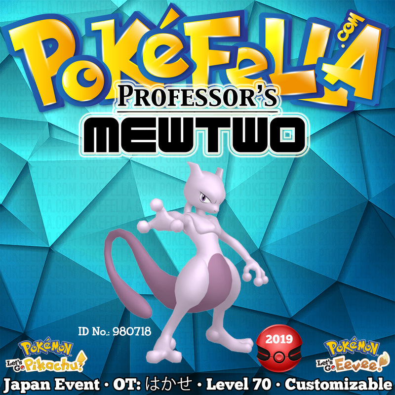 Mewtwo PokÃ©mon Let's Go Pikachu Pokemon Let's Go Pikachu