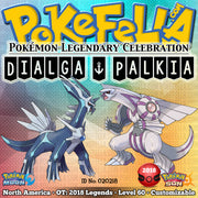 Dialga Palkia Pokemon Legendary Celebration Distribution 2018 for sale buy now Pokemon Sun Moon Ultra Sun Ultra Moon