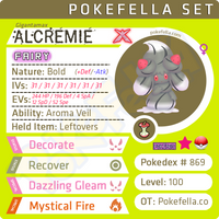 ultra square shiny Gigantamax Alcremie • Competitive • 6IVs • Level 100 • Online Battle-ready