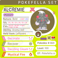 ultra square shiny Gigantamax Alcremie • Competitive • 6IVs • Level 100 • Online Battle-ready