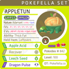 ultra square shiny Appletun • Competitive • 6IVs • Level 100 • Online Battle-ready