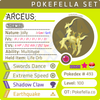 ultra square shiny Arceus • Competitive • 6IVs • Level 100 • Online Battle-Ready