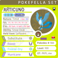 Legendary Birds • Articuno, Zapdos, Moltres •  Competitive • 6IVs • Level 100 • Hidden Ability • GameBoy Icon