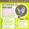 ultra square shiny Gigantamax Butterfree • Competitive • 6IVs • Level 100 • Online Battle-ready