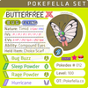 ultra square shiny Gigantamax Butterfree • Competitive • 6IVs • Level 100 • Online Battle-ready