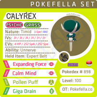 Calyrex • Competitive • 6IVs • Level 100 • Online Battle-Ready