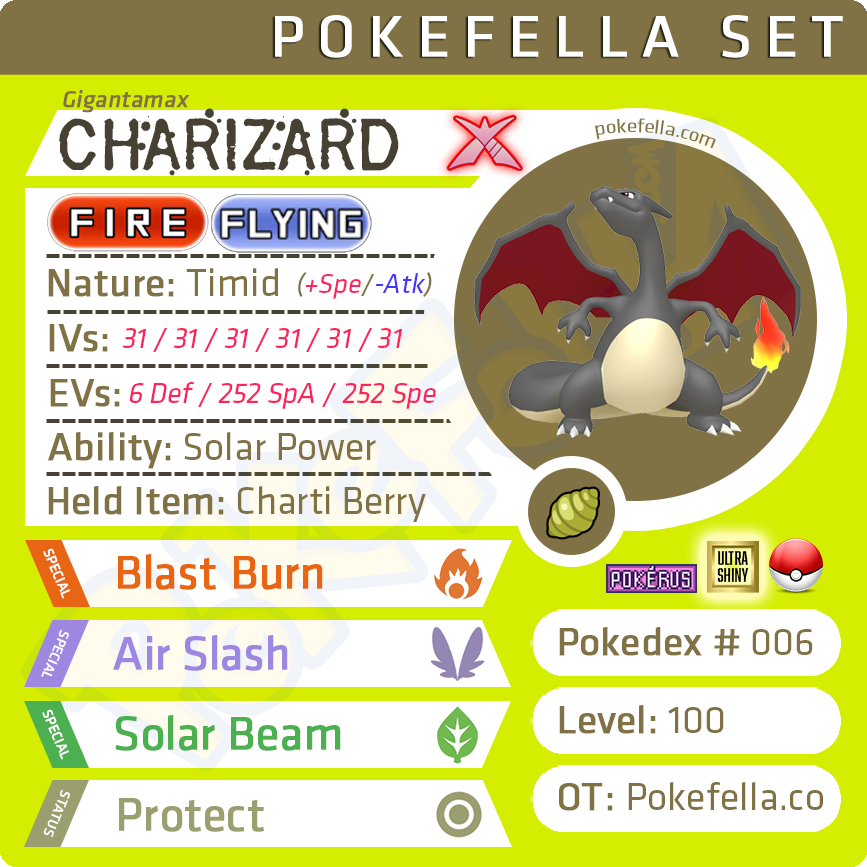 Gigantamax Charizard Competitive 6IVs Level 100 Online Battle- | Pokefella - Pokemon Genning, Editing, Living Dex Transfer Services Gigantamax Charizard Competitive 6IVs Level 100 Online Battle- | Pokefella - Pokemon Genning, Editing, Living Dex Transfer Services