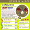 ultra square shiny Charizard • Competitive • 6IVs • Level 100 • Online Battle-ready