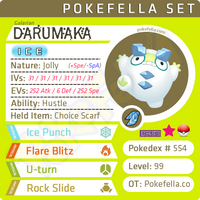 ultra square shiny Galarian Darumaka • Competitive • 6IVs • Level 99 • Online Battle-ready