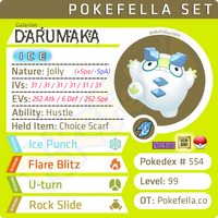 ultra square shiny Galarian Darumaka • Competitive • 6IVs • Level 99 • Online Battle-ready