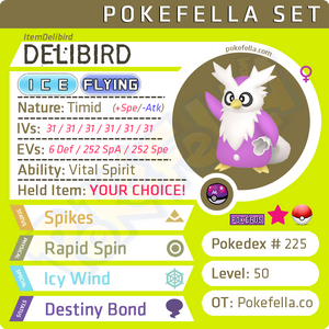 Any item delivery by Delibird Pokemon Sword Shield, Let's Go Pikachu! Eevee!Ultra Sun & Ultra Moon, Sun & Moon, Omega Ruby & Alpha Sapphire, X Y, Switch, 2DS 3DS XL, 6IV, battle-ready, shiny, Spikes, Rapid Spin, Icy Wind, Destiny Bond, Vital Spirit