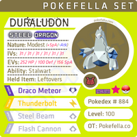 ultra square shiny Duraludon • Competitive • 6IVs • Level 100 • Online Battle-ready