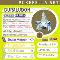 ultra square shiny Duraludon • Competitive • 6IVs • Level 100 • Online Battle-ready